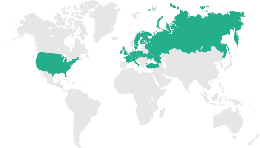 Optigreen у світі